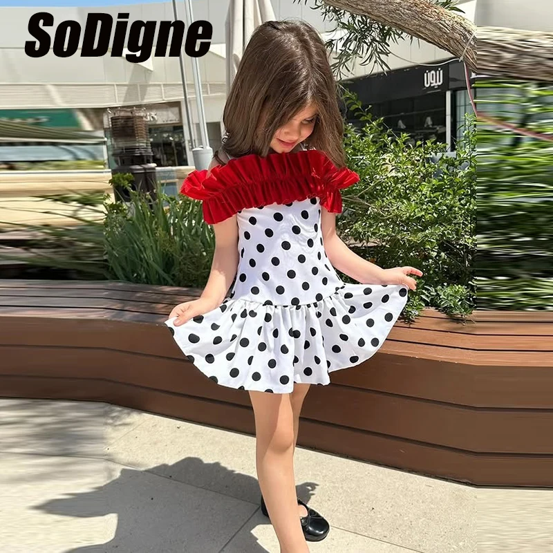 SoDigne A-line Short Flower Girl Dress Off Shoulder Elegant Party Girl Gowns Mini Dotted Satin Birthday Dresses Customized
SoDigne A-line Short Flower Girl Dress Off Shoulder Elegant Party Girl Gowns Mini Dotted Satin Birthday Dresses Customized