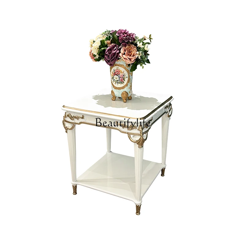 French solid wood small coffee table, palace luxury solid wood carving flower living room sofa next to the small tea table
French solid wood small coffee table, palace luxury solid wood carving flower living room sofa next to the small tea table