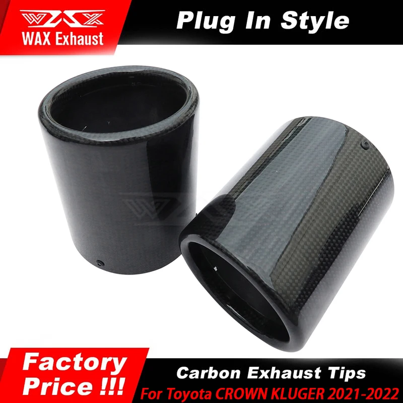 1pcs 89mm inlet Carbon Fiber Exhaust Pipe Car Accessories Exhaust Mufflers Nozzle For Toyota Crown 2020-2024 with AK logo
1pcs 89mm inlet Carbon Fiber Exhaust Pipe Car Accessories Exhaust Mufflers Nozzle For Toyota Crown 2020-2024 with AK logo