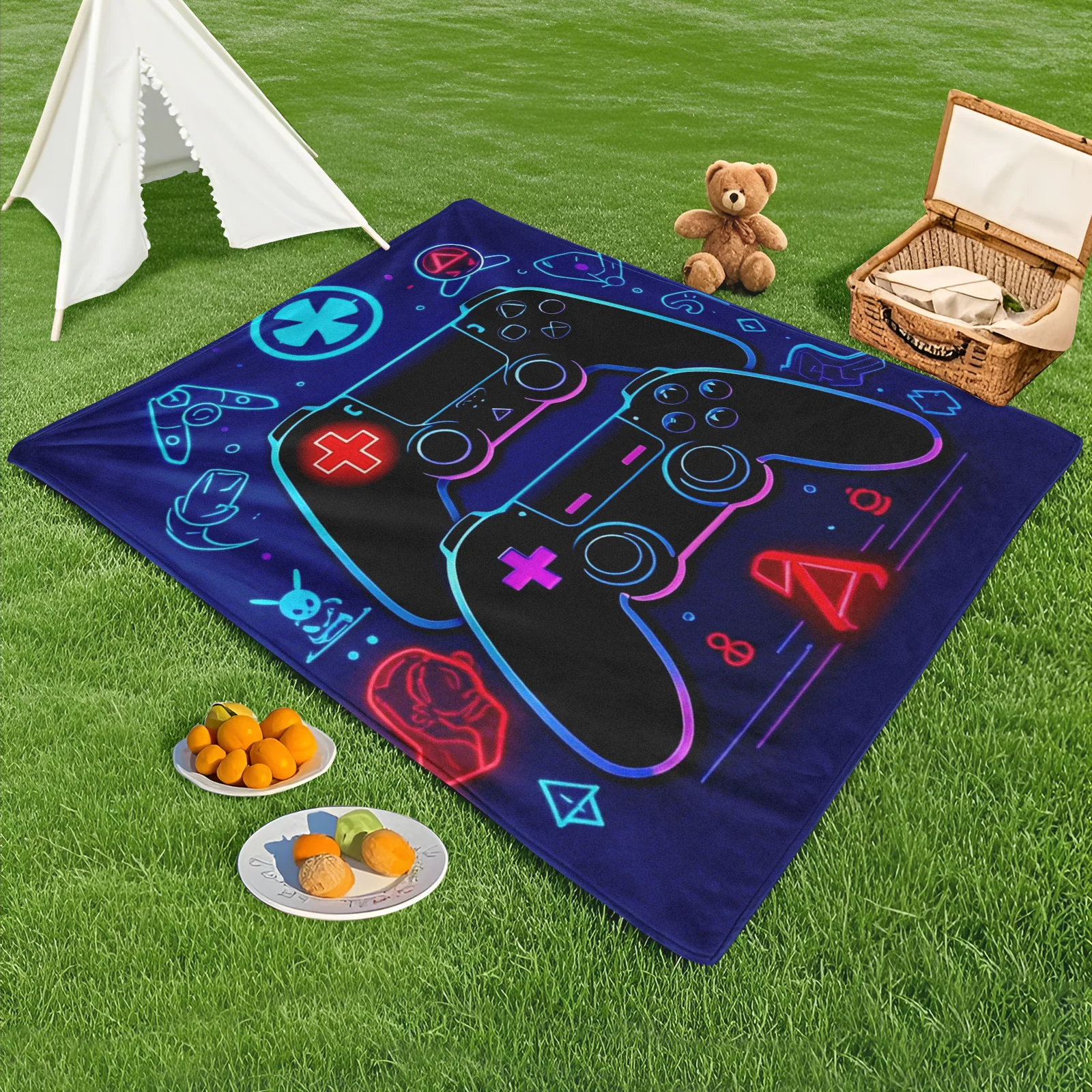 Blue Gaming Console Tech Inspired Outdoor Blanket For Modern Comfort And Creative Leisure Style
Blue Gaming Console Tech Inspired Outdoor Blanket For Modern Comfort And Creative Leisure Style