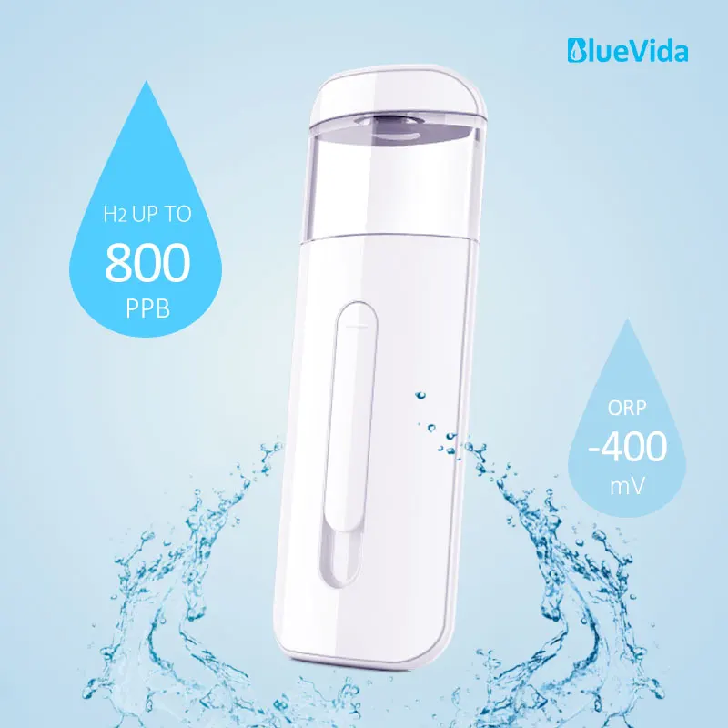 High Hydrogen Max 800ppb Hydrogen Rich Water Mister Super Anti-oxidant ORP Portable & Easy Operation Hydrogen Water Sprayer
High Hydrogen Max 800ppb Hydrogen Rich Water Mister Super Anti-oxidant ORP Portable & Easy Operation Hydrogen Water Sprayer