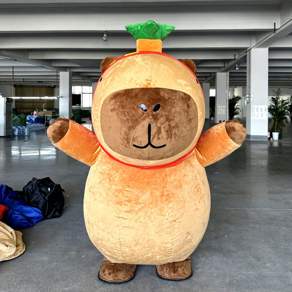 Inflatable Capybara Mascot Costume Walking Outfits Adults Advertising Party Halloween Christmas Fancy Party No Battery
Inflatable Capybara Mascot Costume Walking Outfits Adults Advertising Party Halloween Christmas Fancy Party No Battery