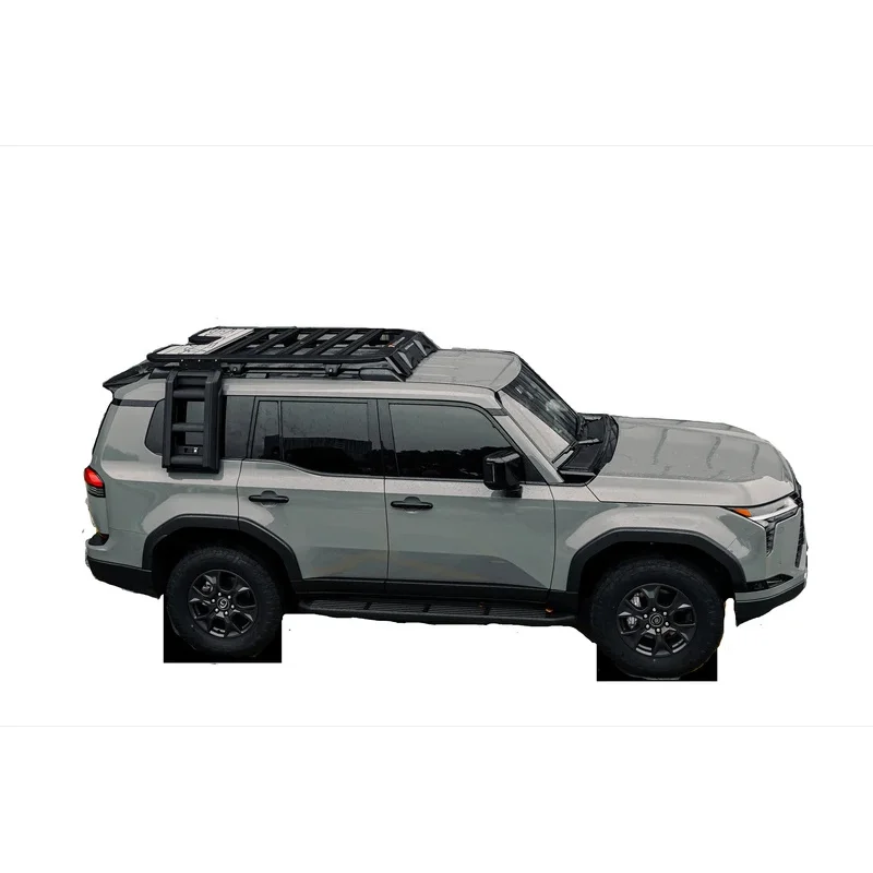 High quality CAR RACK FLAT PLATFORM & SIDE LADDER & SIDE STORAGE BOX in Aluminium Peect FIT for GX550 2024+
High quality CAR RACK FLAT PLATFORM & SIDE LADDER & SIDE STORAGE BOX in Aluminium Peect FIT for GX550 2024+