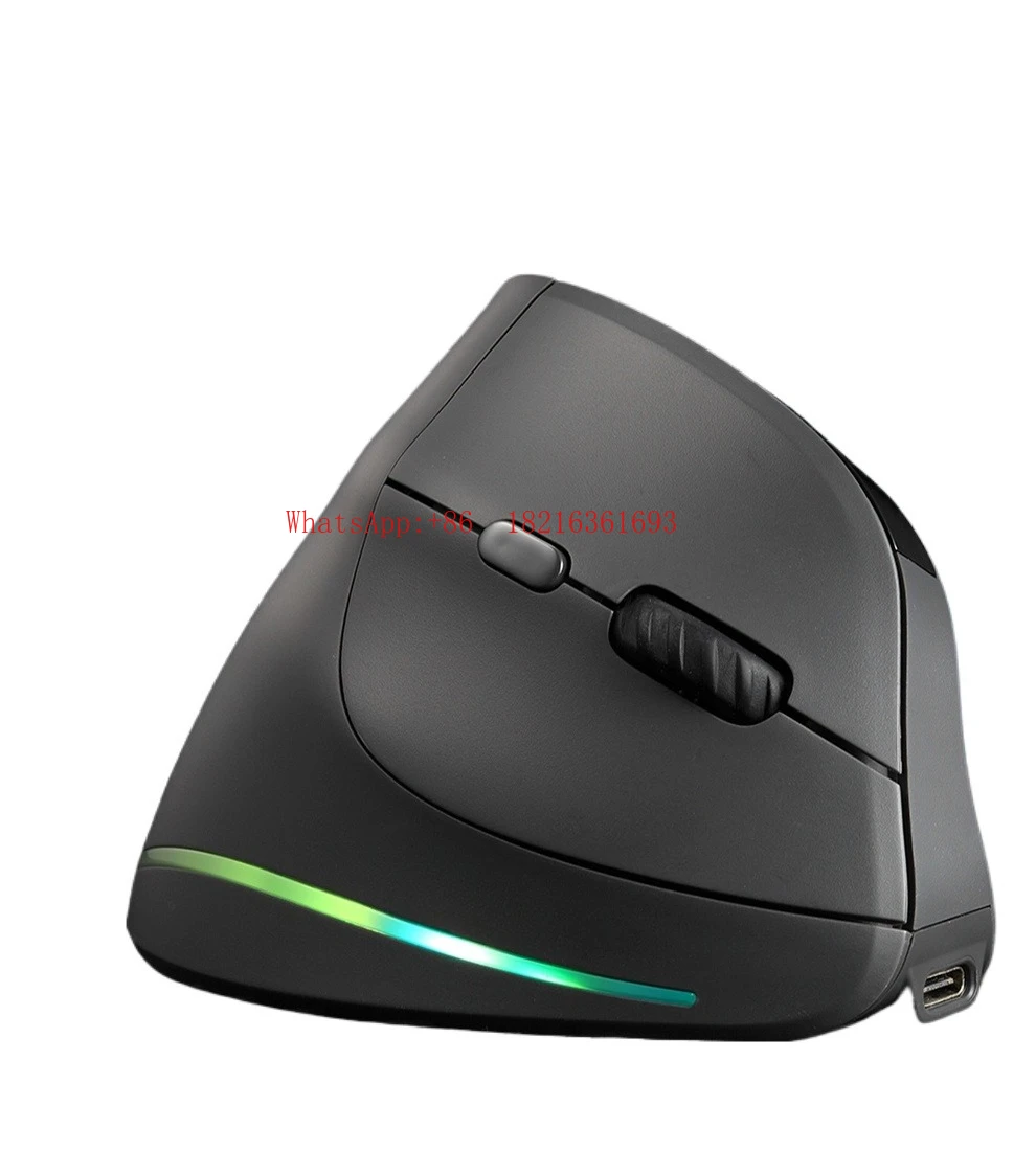 BT ergonomic vertical wireless silent mouse, three modes, rechargeable, 4000cpi display screen, 6 programmable buttons
BT ergonomic vertical wireless silent mouse, three modes, rechargeable, 4000cpi display screen, 6 programmable buttons