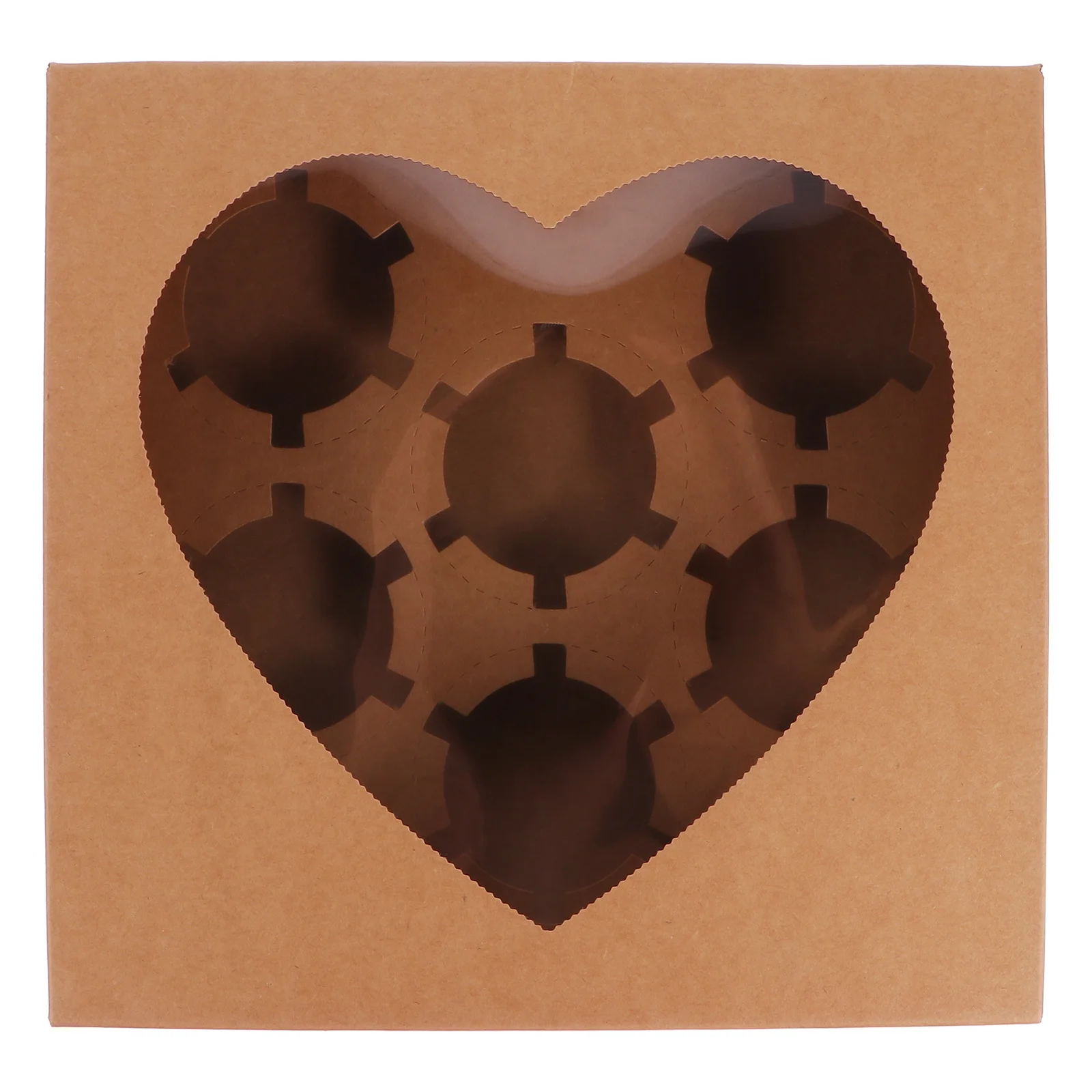 10Pcs Heart-Shaped Muffin Boxes Sturdy Paper Cupcake Packaging Box Large Capacity Clear Window Bakery Dessert Storage Gift
10Pcs Heart-Shaped Muffin Boxes Sturdy Paper Cupcake Packaging Box Large Capacity Clear Window Bakery Dessert Storage Gift