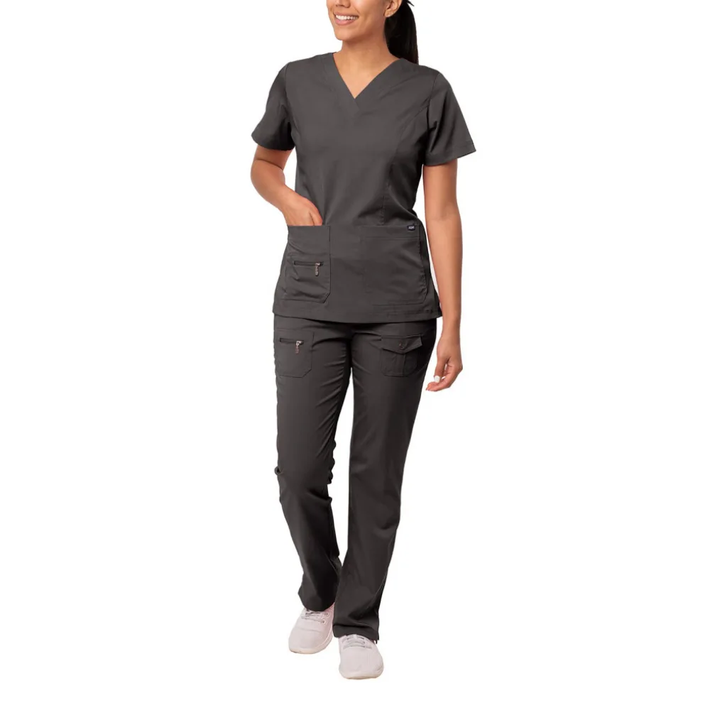 Hand Short Sleeved Women's Polyester Ammonia Washing Hand Brushing Doctor And Nurse Isolation Clothes, Split Set
Hand Short Sleeved Women's Polyester Ammonia Washing Hand Brushing Doctor And Nurse Isolation Clothes, Split Set