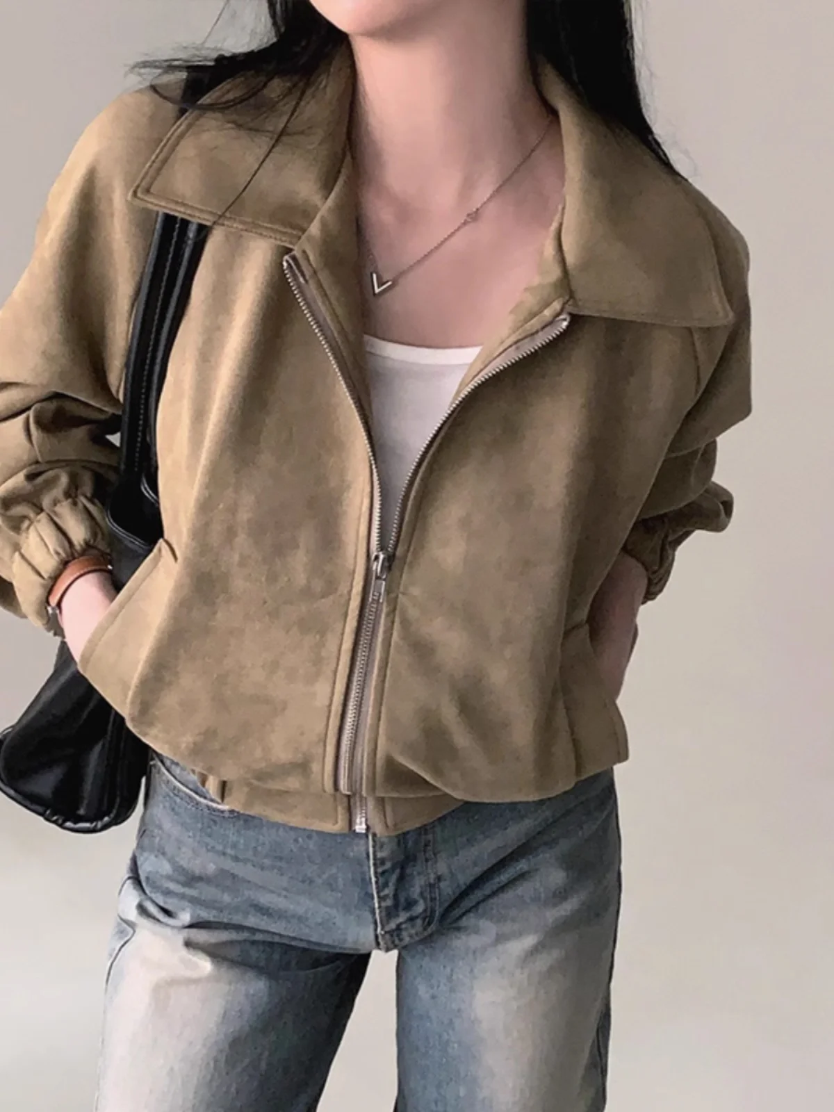 Unique Jaet Beautiful Autumn Winter High-End Vintage Collar Design ort Outerwear Collar Zipper Sve Regular Fit ...
Unique Jaet Beautiful Autumn Winter High-End Vintage Collar Design ort Outerwear Collar Zipper Sve Regular Fit ...