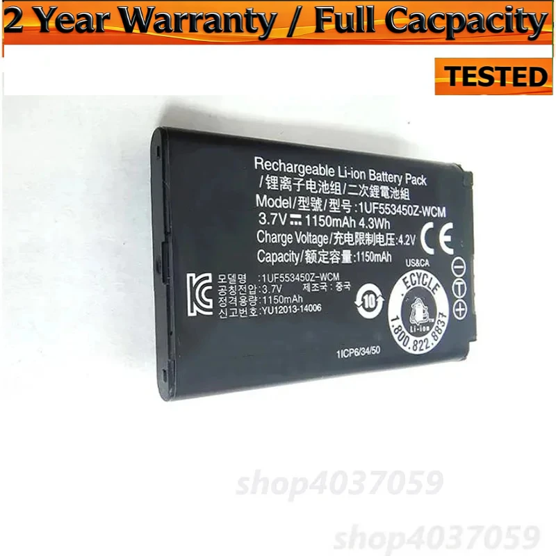 Original New for Wacom Bamboo ACK-40403 680 480 PTH651 battery 1UF553450Z-WCM 1150mAh
Original New for Wacom Bamboo ACK-40403 680 480 PTH651 battery 1UF553450Z-WCM 1150mAh