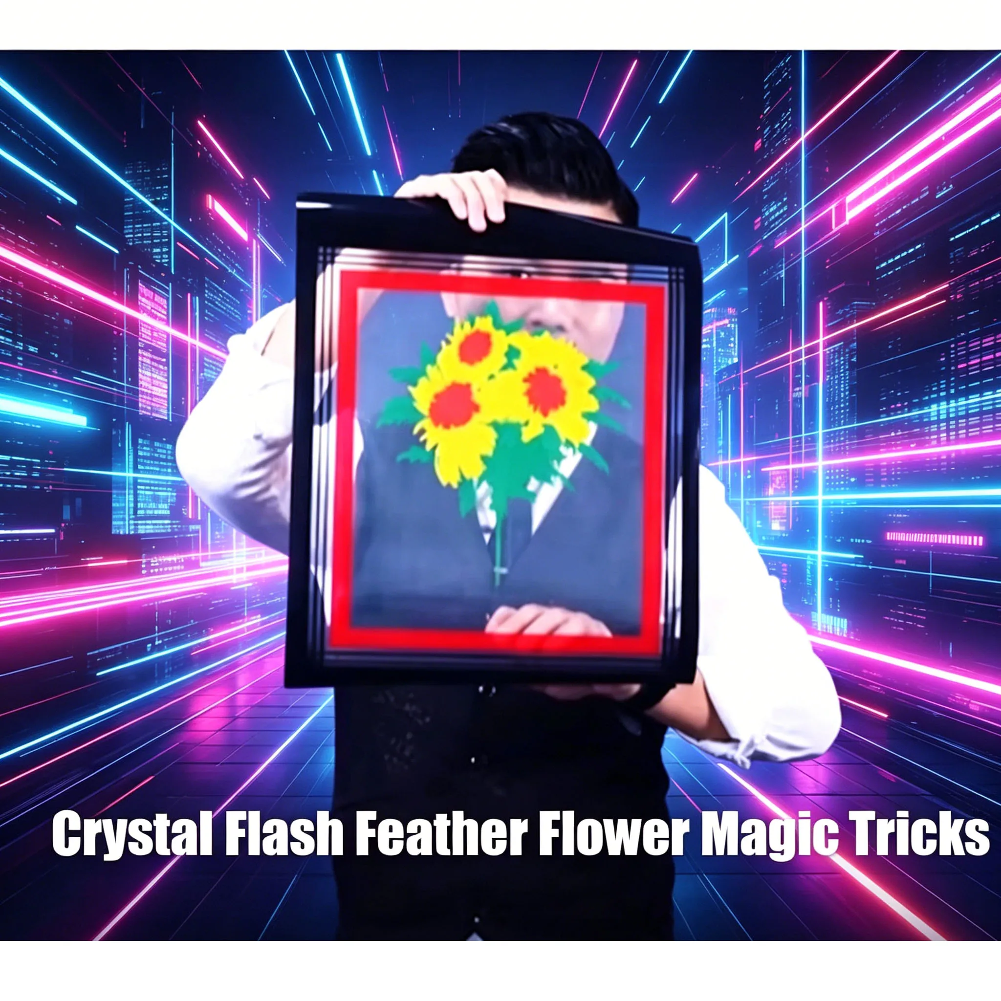 Crystal Flash Feather Flower Magic Tricks Disappearing Magic Stage Party Props Fun Close Up Magic Accessories Mentalism Illusi
Crystal Flash Feather Flower Magic Tricks Disappearing Magic Stage Party Props Fun Close Up Magic Accessories Mentalism Illusi