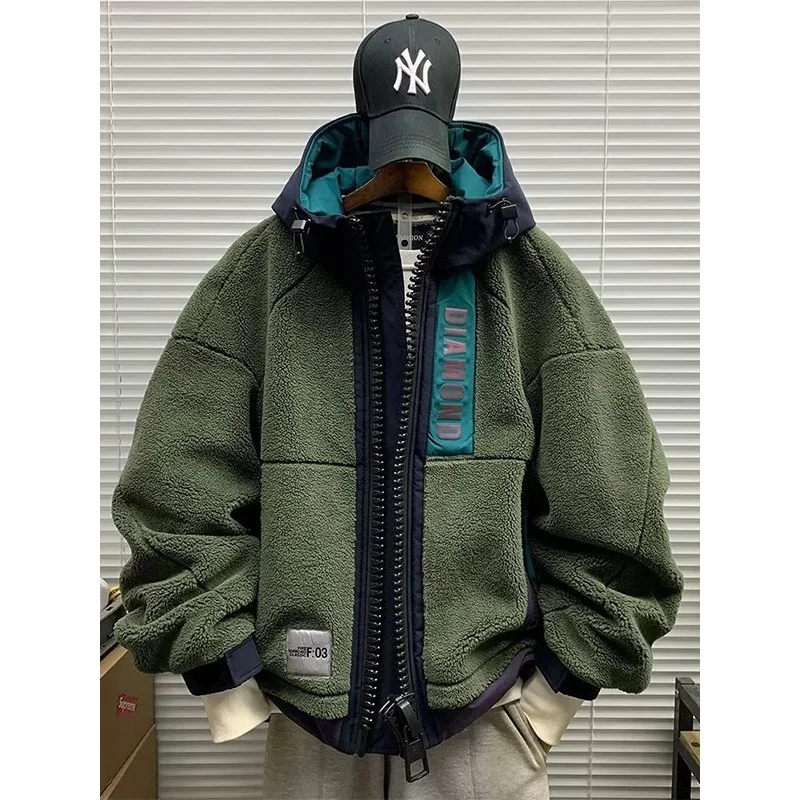 Men's Loose Fit Hooded Cotton Jaet Warmthful Casual Outerwear Conceal Flaws Autumn Winter Large Size American Trendy Brand
Men's Loose Fit Hooded Cotton Jaet Warmthful Casual Outerwear Conceal Flaws Autumn Winter Large Size American Trendy Brand