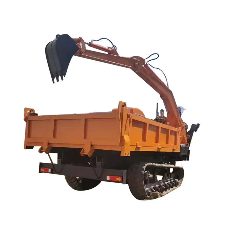 Transportation, loading and excavation integrated track excavation with vehicle
Transportation, loading and excavation integrated track excavation with vehicle