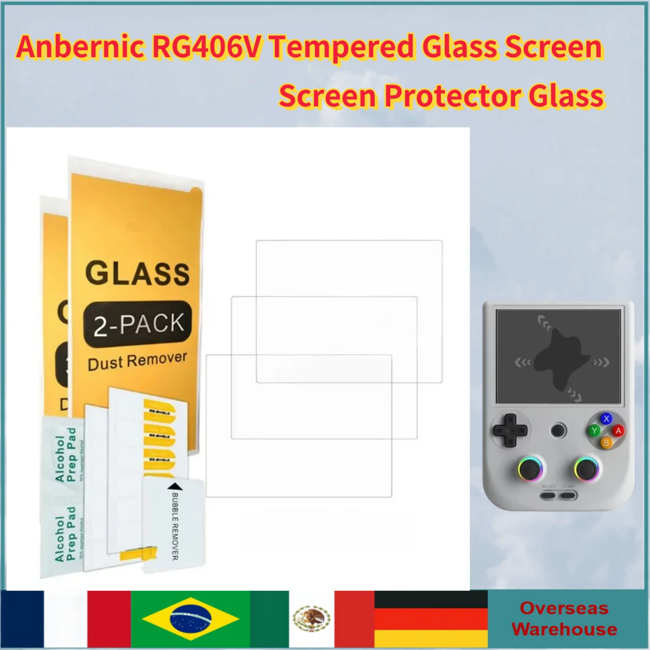 Portable Anbernic RG406V Handheld Game Console Screen Protector Glass Films Tempered Glass Screen Protector Film Accessorie Gift
Portable Anbernic RG406V Handheld Game Console Screen Protector Glass Films Tempered Glass Screen Protector Film Accessorie Gift