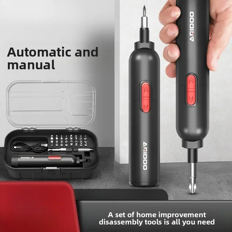 Durable Electric Screwdriver Set Hand-integrated Rechargeable Screwdriver Small Household Lithium Battery Tool
Durable Electric Screwdriver Set Hand-integrated Rechargeable Screwdriver Small Household Lithium Battery Tool