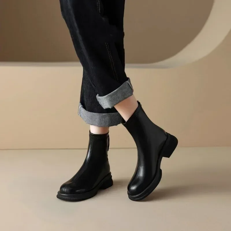 2024 High Quality Women's Shoes Ankle Women's Boots Fashion Back Zip Modern Boots Women Hot Sale Round Toe Solid Shoes for Women
2024 High Quality Women's Shoes Ankle Women's Boots Fashion Back Zip Modern Boots Women Hot Sale Round Toe Solid Shoes for Women