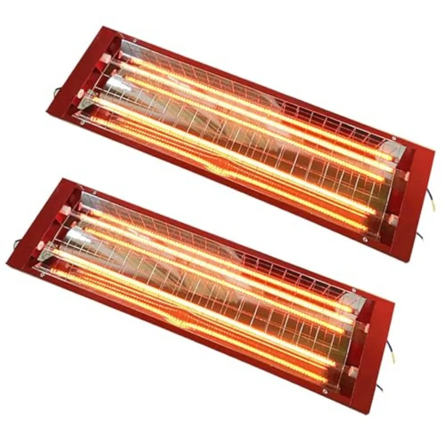 2PCS Baking Infrared Paint Curing Lamp, 1 Set 2000W Heater Lamp 110V for Automotive Spray Booths Far Infrared Radiation Heating
2PCS Baking Infrared Paint Curing Lamp, 1 Set 2000W Heater Lamp 110V for Automotive Spray Booths Far Infrared Radiation Heating