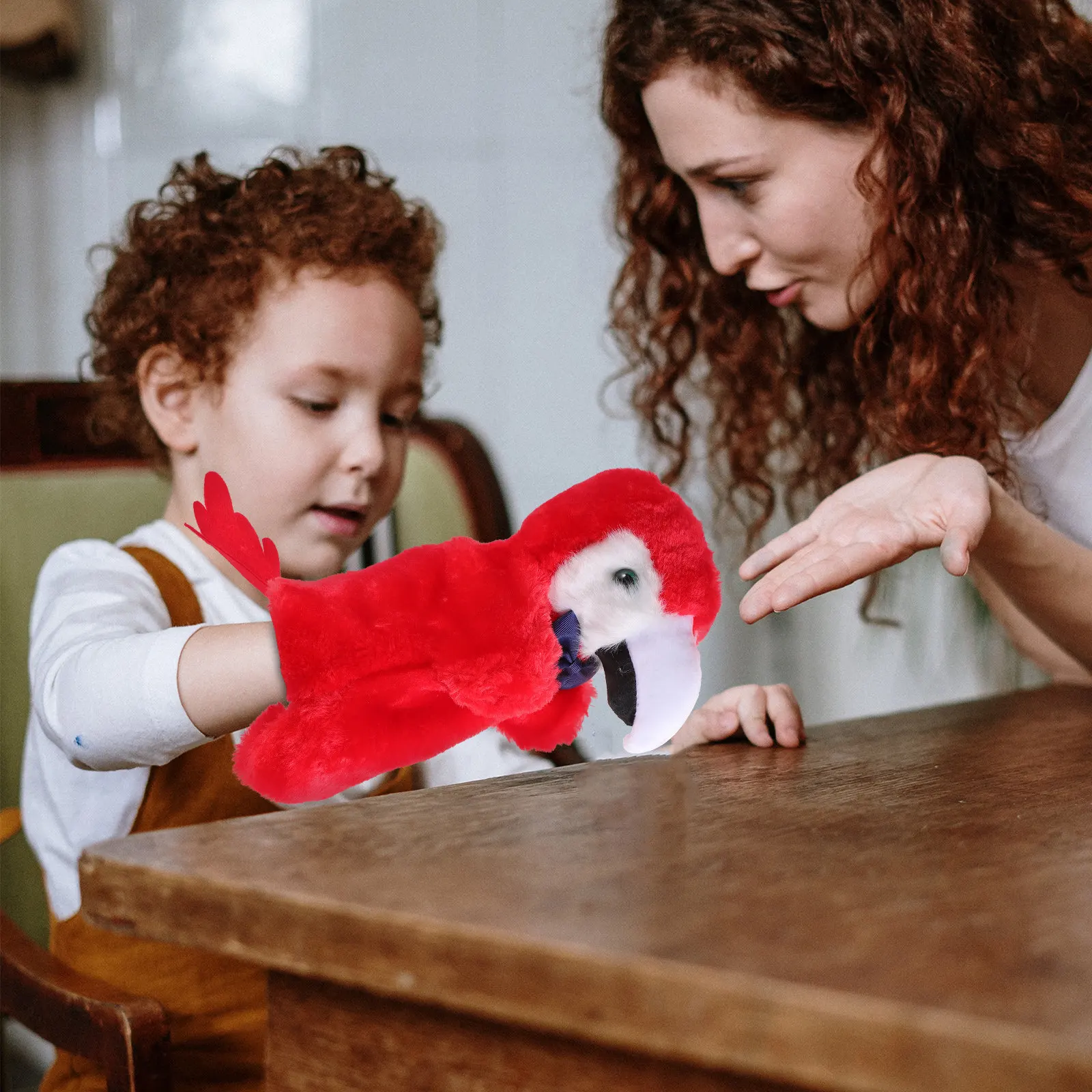 Parrot Hand Puppet Interactive Early Education Role-Playing Performance Prop Cartoon Hand Puppet for Kids Educational Fun
Parrot Hand Puppet Interactive Early Education Role-Playing Performance Prop Cartoon Hand Puppet for Kids Educational Fun