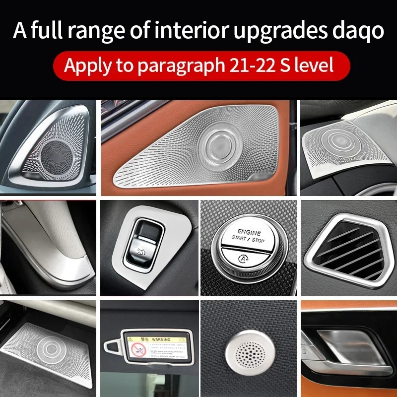 Внутренняя отделка для Mercedes w223 S series class 2021 2022, крышки центра управления, накладка на чашку S400 S450 S550, аксессуары для amg
Внутренняя отделка для Mercedes w223 S series class 2021 2022, крышки центра управления, накладка на чашку S400 S450 S550, аксессуары для amg