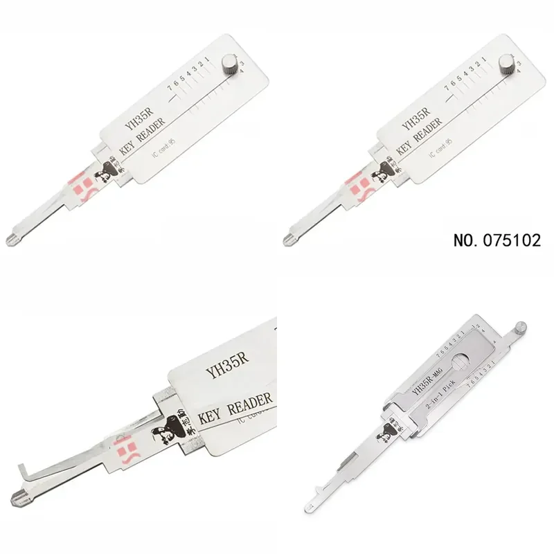 Key Reader Motorcycle YH35R Lock Tooth Number Pick Lishi Decoder Plastic Steel Locksmith Supplies 075102
Key Reader Motorcycle YH35R Lock Tooth Number Pick Lishi Decoder Plastic Steel Locksmith Supplies 075102