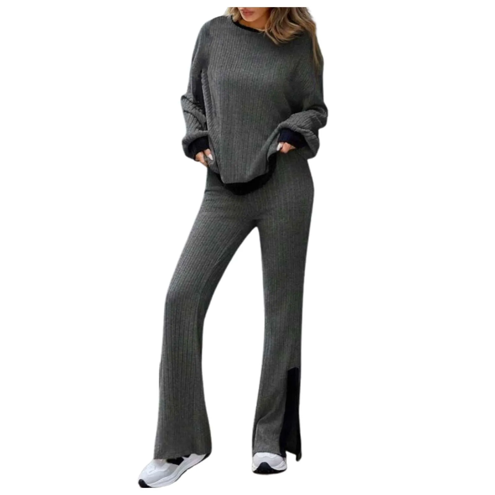 2024 Trend Autumn Women'S Clothes Elegant Casual Split Two Pieces Set Pants Sets Vintage Y2k Sports Knitted Warm Suit Outfits
2024 Trend Autumn Women'S Clothes Elegant Casual Split Two Pieces Set Pants Sets Vintage Y2k Sports Knitted Warm Suit Outfits