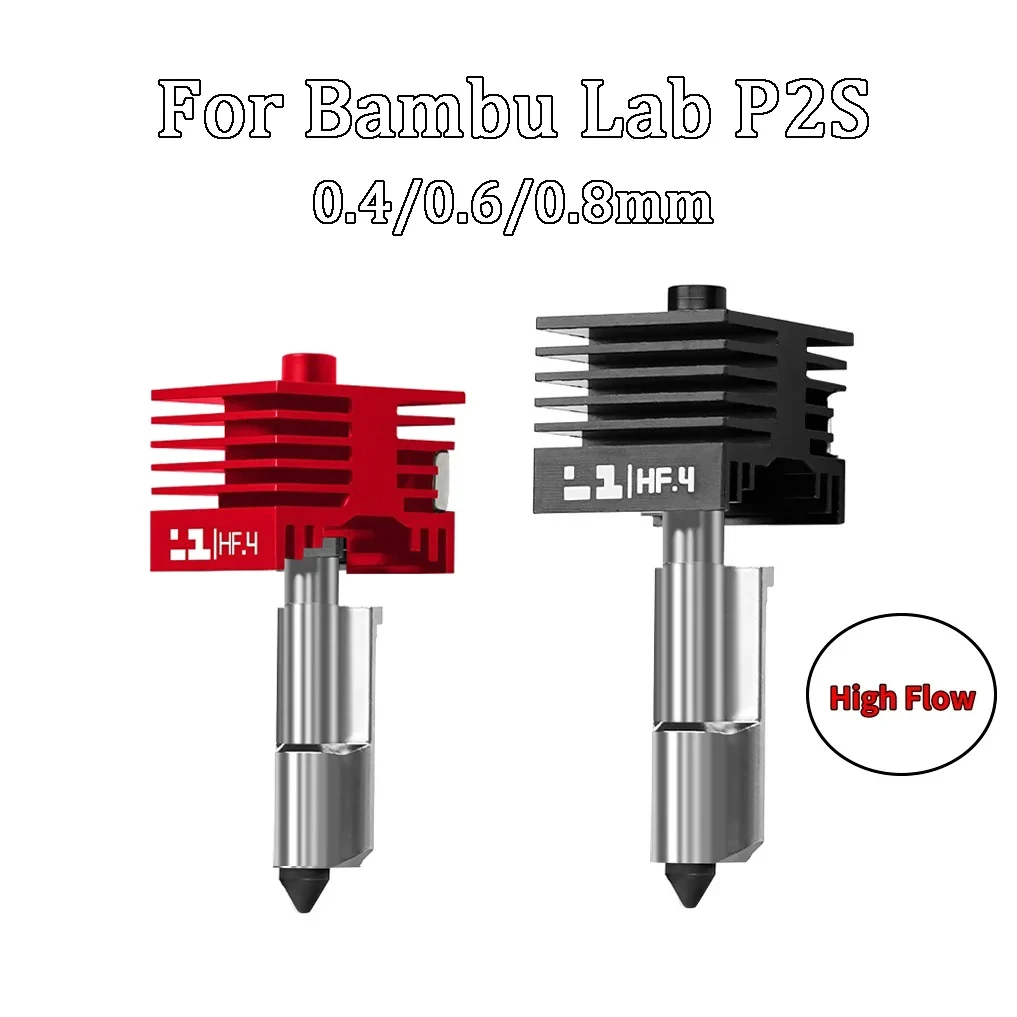 Upgrade for Bambu Lab P2S Hotend High Flow Bambulab P2S Nozzle 0.4 0.6 0.8 Hot End Kit Quality Assurance P2S Accessories
Upgrade for Bambu Lab P2S Hotend High Flow Bambulab P2S Nozzle 0.4 0.6 0.8 Hot End Kit Quality Assurance P2S Accessories