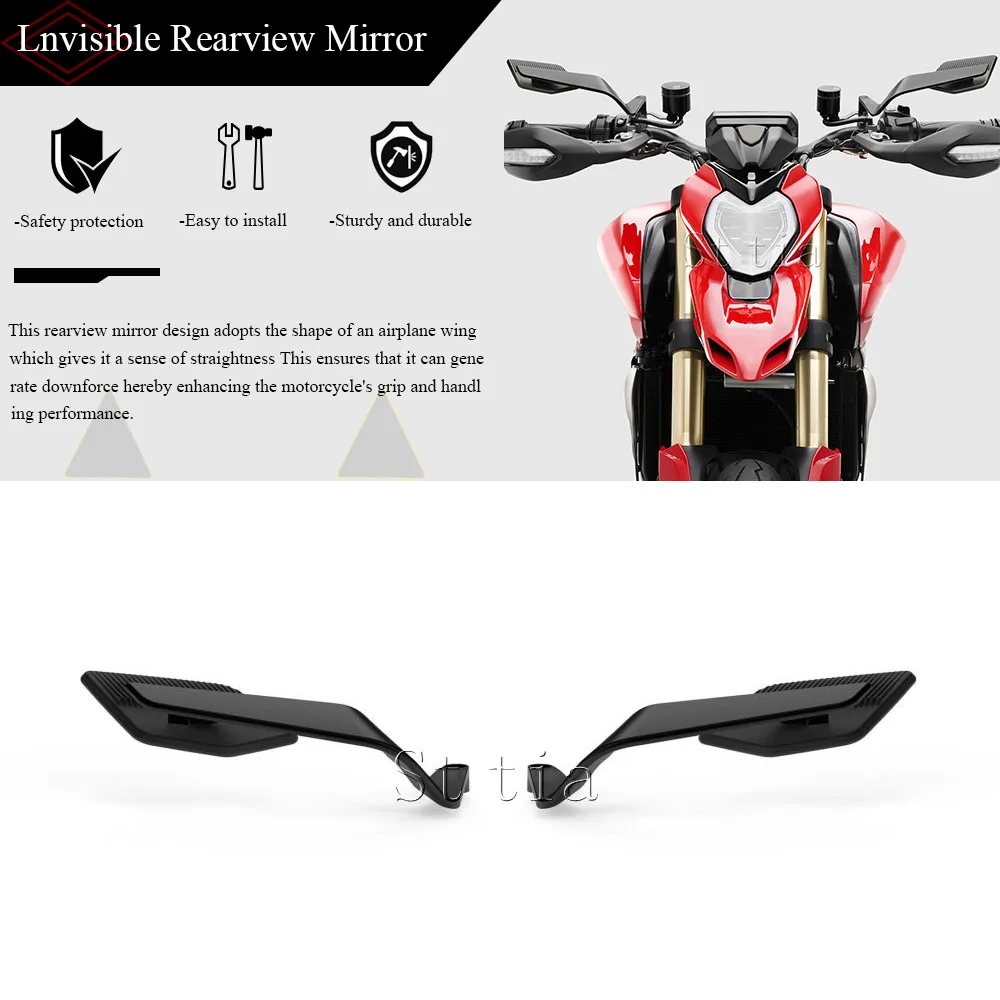 For Ducati Hypermotard V2 SP 2026 New Motorcycle HYPERMOTARD V2 SP Rearview Mirror CNC Aluminum Adjustable Rear View Mirrors
For Ducati Hypermotard V2 SP 2026 New Motorcycle HYPERMOTARD V2 SP Rearview Mirror CNC Aluminum Adjustable Rear View Mirrors