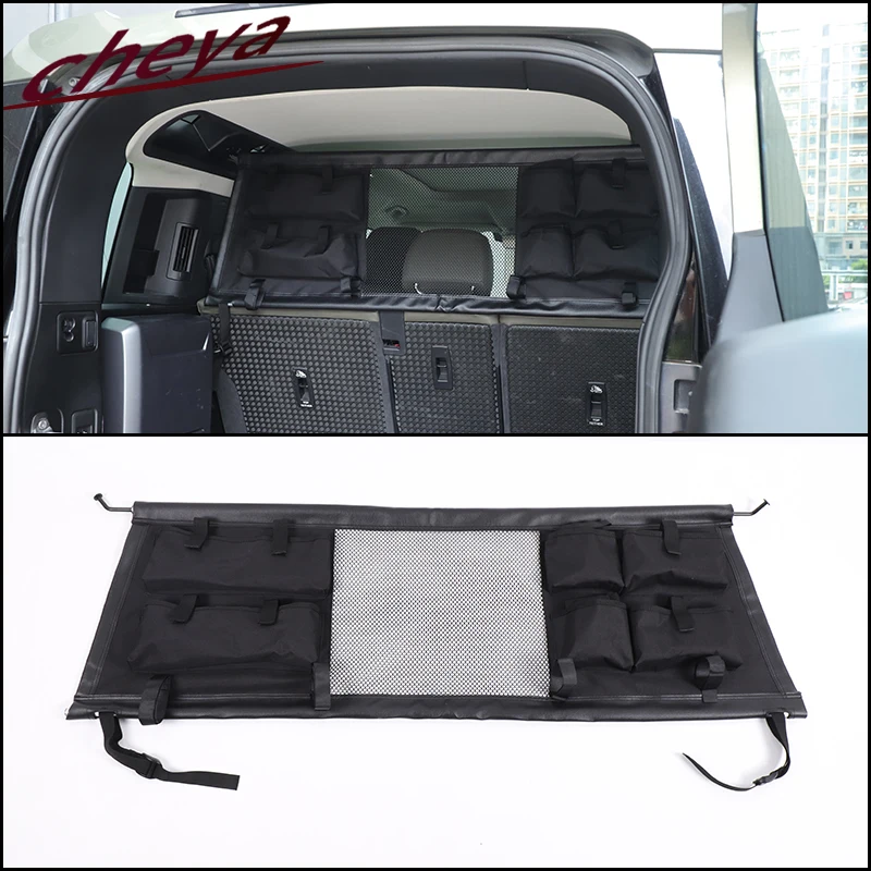 Для Land Rover Defender 110 2020-2025 автомобильный разделитель багажника, веб-загрузовой барьер, сетка для домашних животных, многофункциональный пакет для хранения инструментов 
Для Land Rover Defender 110 2020-2025 автомобильный разделитель багажника, веб-загрузовой барьер, сетка для домашних животных, многофункциональный пакет для хранения инструментов