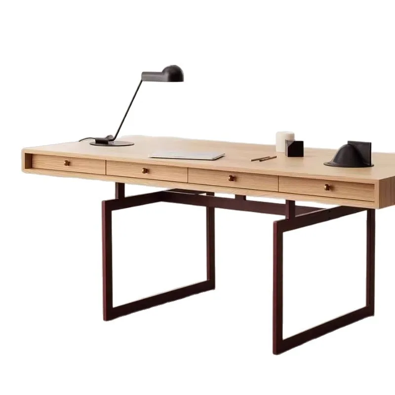 Minimalist solid wood desk Modern Nordic design with drawers Home computer desk Creative learning Office bedroom table
Minimalist solid wood desk Modern Nordic design with drawers Home computer desk Creative learning Office bedroom table