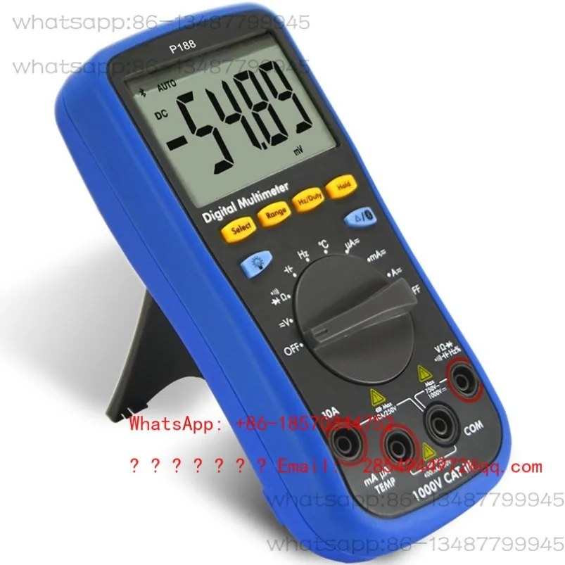 P188 Digital Multimeter High Precision Intelligent Multifunction Multipurpose Meter True RMS Measurement
P188 Digital Multimeter High Precision Intelligent Multifunction Multipurpose Meter True RMS Measurement