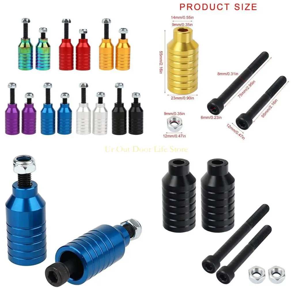 77UF, 2 упаковки, противоскользящие колышки для самокатов, цветные колышки для самокатов, велосипедные колышки Cyclits
77UF, 2 упаковки, противоскользящие колышки для самокатов, цветные колышки для самокатов, велосипедные колышки Cyclits