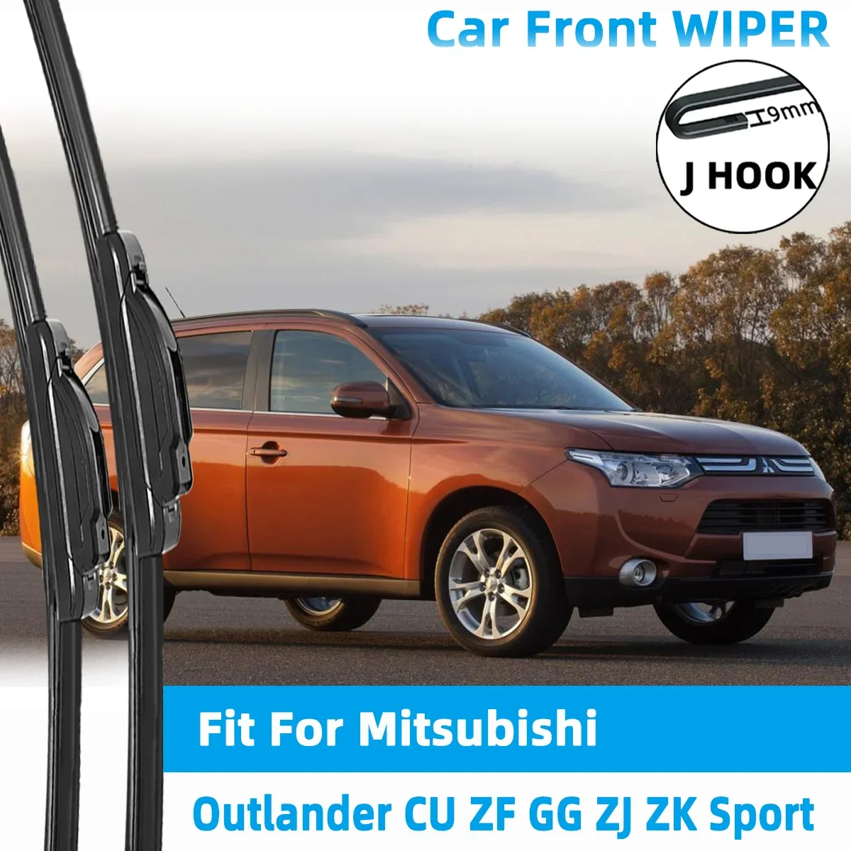 Front Wiper Accessorie Double Rubber Car Wipers for Mitsubishi Outlander CU ZE ZF GF GG ZJ ZK Sport 2001-2019 Brushes Upgraded
Front Wiper Accessorie Double Rubber Car Wipers for Mitsubishi Outlander CU ZE ZF GF GG ZJ ZK Sport 2001-2019 Brushes Upgraded