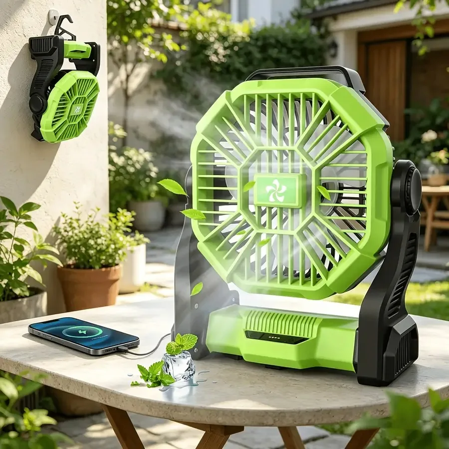 Portable Outdoor Fan, Multifunctional Three-in-one Camping Fan, Rechargeable Battery Fan, Desktop Cooling Fan with Tent Hooks,
Portable Outdoor Fan, Multifunctional Three-in-one Camping Fan, Rechargeable Battery Fan, Desktop Cooling Fan with Tent Hooks,