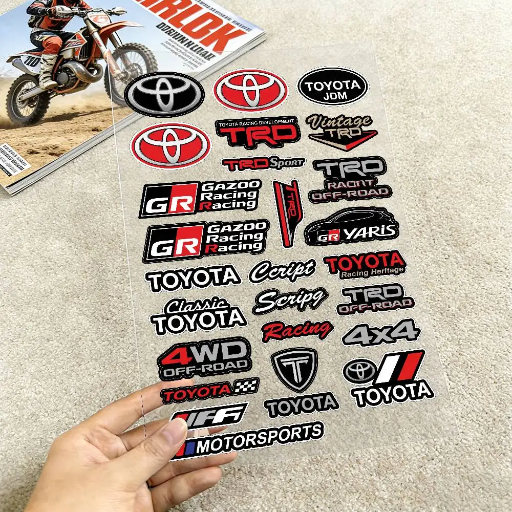 For Toyota Motorcycle Reflective Stickers Waterproof Decals For Helmet Scooter Fuel Tank Toolbox Racing
For Toyota Motorcycle Reflective Stickers Waterproof Decals For Helmet Scooter Fuel Tank Toolbox Racing