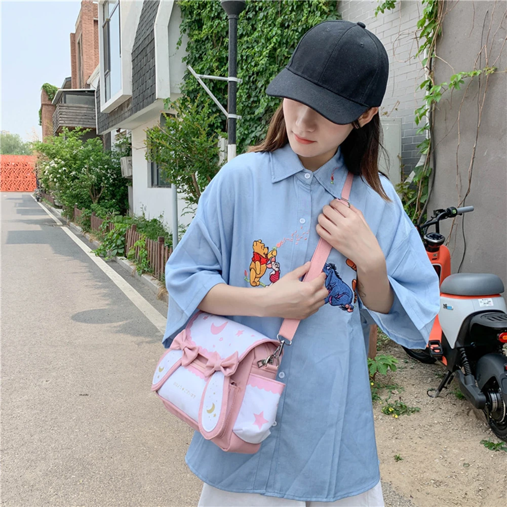 Women Kawaii Shoulder Bag Japanese Style Cute Rabbit Crossbody Bag Adjustable Strap Anime Satchel Bag Student Schoolbag
Women Kawaii Shoulder Bag Japanese Style Cute Rabbit Crossbody Bag Adjustable Strap Anime Satchel Bag Student Schoolbag