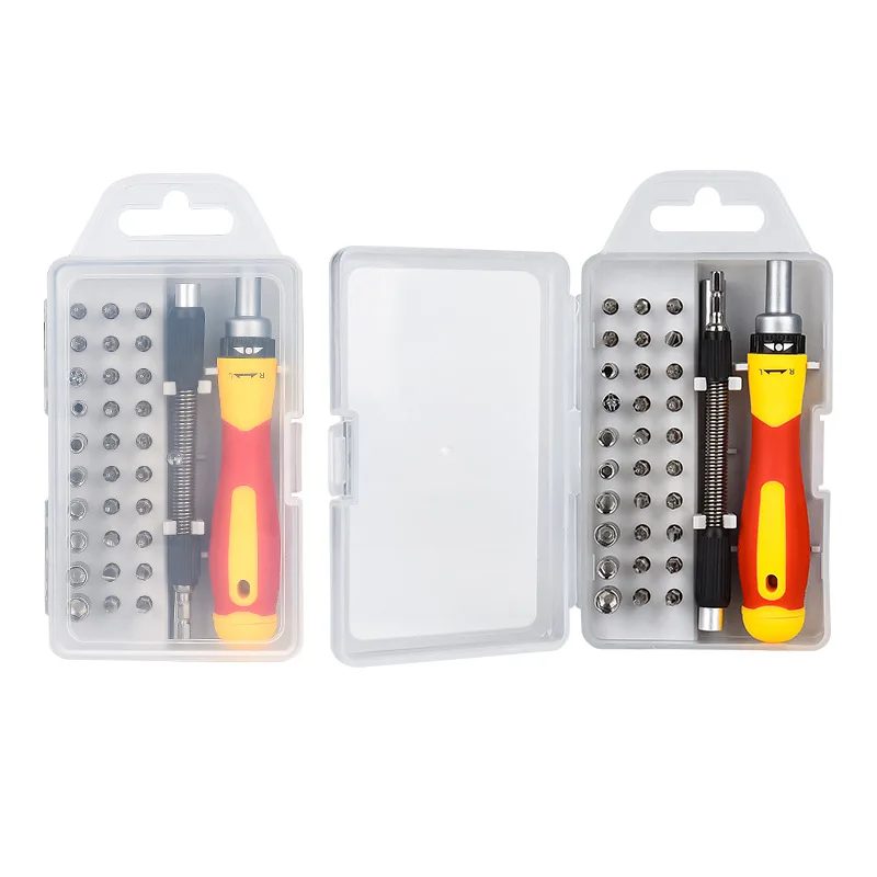 33 In 1 Precision Ratchet Screwdriver Set Spiral Handle Disassembly Tools
33 In 1 Precision Ratchet Screwdriver Set Spiral Handle Disassembly Tools