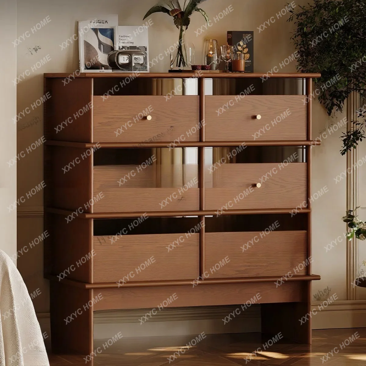 Wabi Sandy Wind Solid Wood Tall Storage Cabinet Living Room Wall Dining Side Cabinet
Wabi Sandy Wind Solid Wood Tall Storage Cabinet Living Room Wall Dining Side Cabinet
