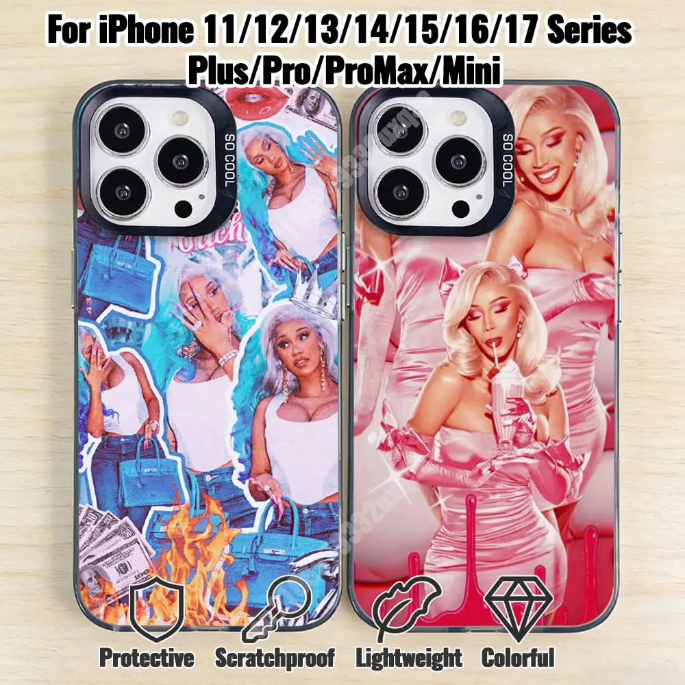 Rap Queen C-Cardi Belcalis-S Phone Case for iPhone 17 16 15 14 13 12 11 Pro Plus Max Mini X XS Silicone Hard Cover
Rap Queen C-Cardi Belcalis-S Phone Case for iPhone 17 16 15 14 13 12 11 Pro Plus Max Mini X XS Silicone Hard Cover