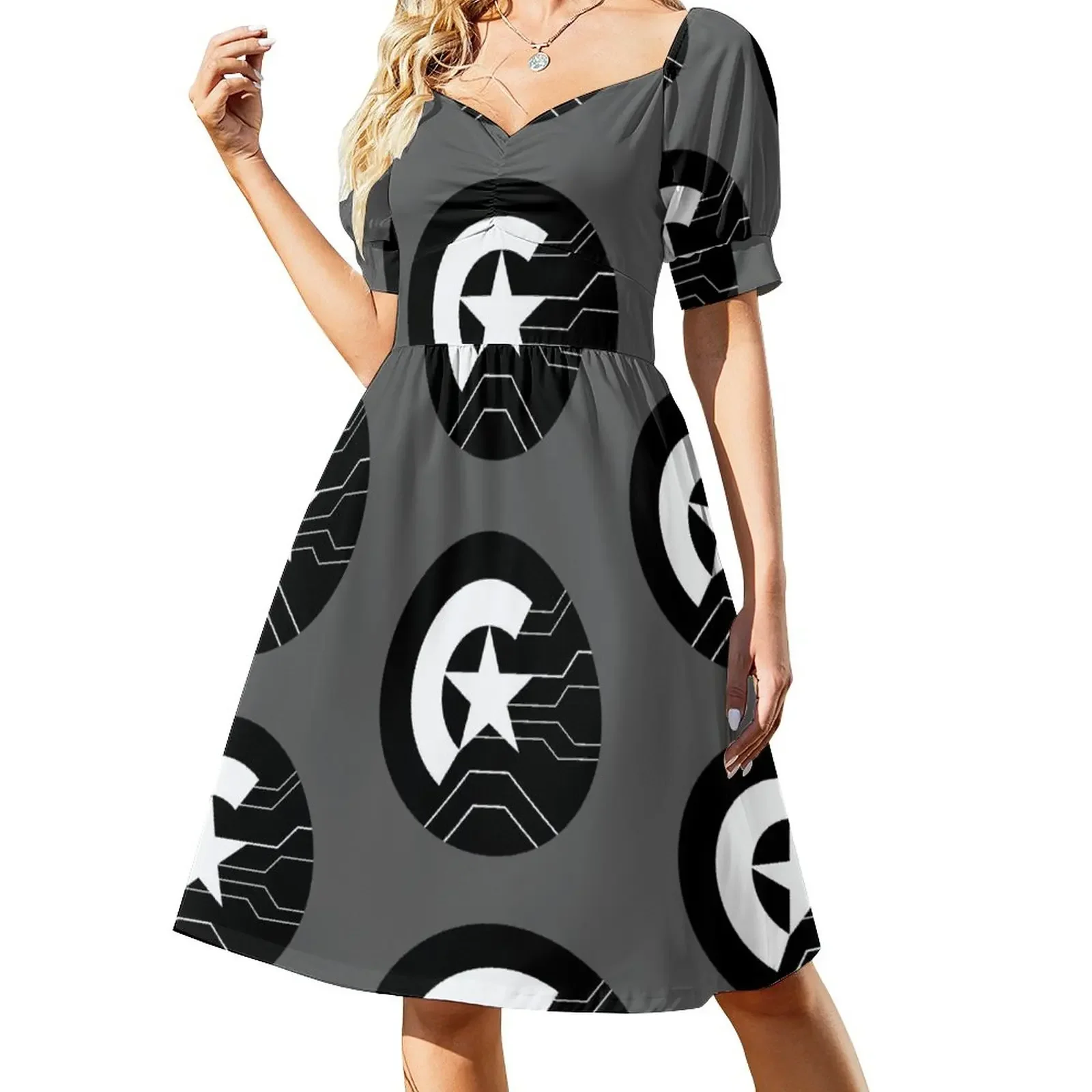Stucky shield Short-Sleeved Dress evening dress women elegant chic wedding evening dresses summer women's dress 2025
Stucky shield Short-Sleeved Dress evening dress women elegant chic wedding evening dresses summer women's dress 2025