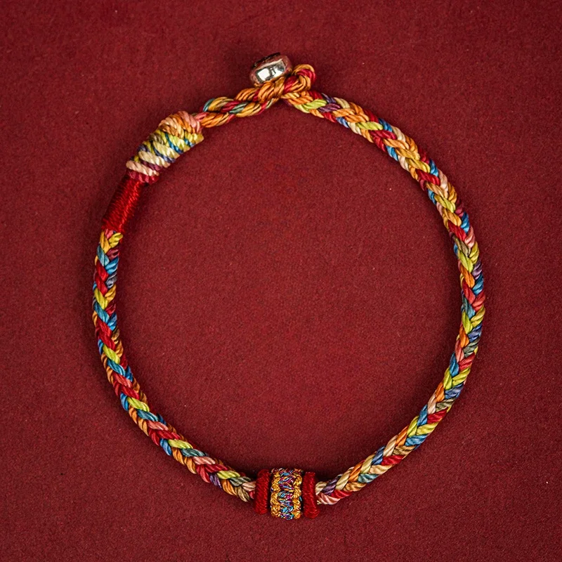 Handmade Tibetan Bracelet Colorful Thread Good Lucky Charm Rope Bracelet & Bangles for Women Men Knots Red Thread Bracelets
Handmade Tibetan Bracelet Colorful Thread Good Lucky Charm Rope Bracelet & Bangles for Women Men Knots Red Thread Bracelets