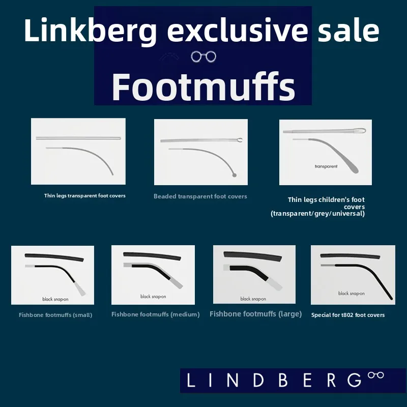 Original Lindberg Eyeglass Leg Covers Thin Leg Transparent Nose Pad Accories Genuine Non-Slip Ear Soets for Glasses
Original Lindberg Eyeglass Leg Covers Thin Leg Transparent Nose Pad Accories Genuine Non-Slip Ear Soets for Glasses