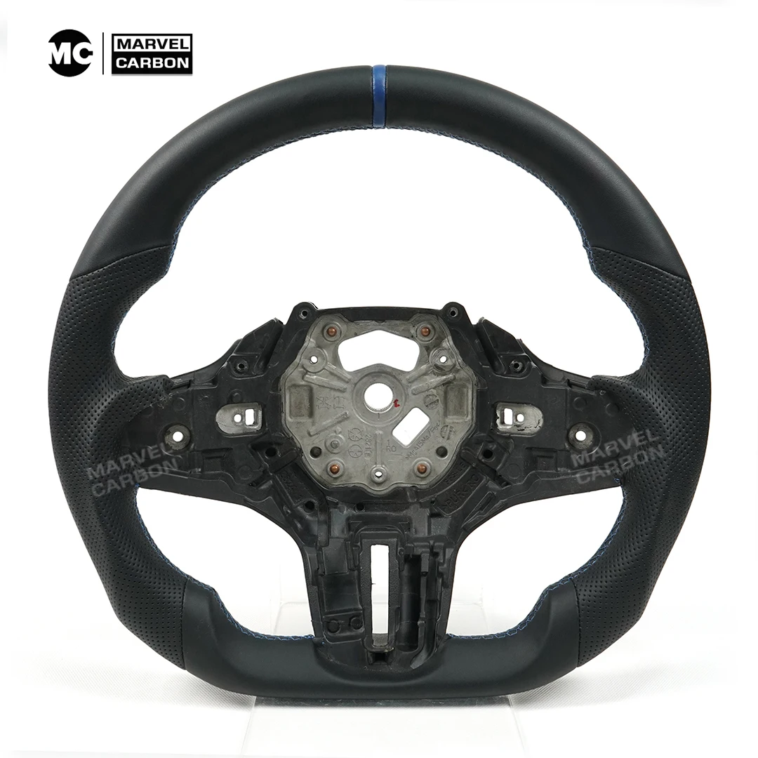 OHC For BMW G20 Flat leather custom steering wheel Perforated leather grip No Airbag
OHC For BMW G20 Flat leather custom steering wheel Perforated leather grip No Airbag