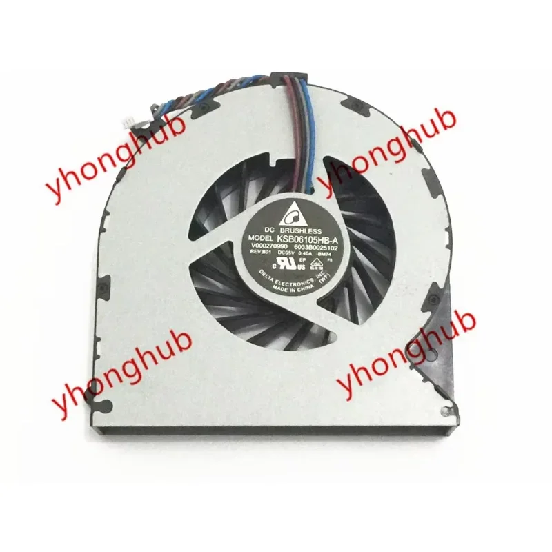 Delta Electronics KSB06105HB DB1M 6033B0032702A01 Server Cooling Fan DC 5V 0.40A
Delta Electronics KSB06105HB DB1M 6033B0032702A01 Server Cooling Fan DC 5V 0.40A