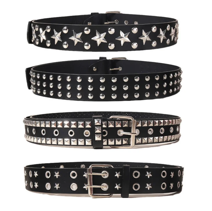 Black Belt for Women and Men, Unisex Personality Five-Pointed Star Studded Buckle Jeans Belt for Men Business style High Quality
Black Belt for Women and Men, Unisex Personality Five-Pointed Star Studded Buckle Jeans Belt for Men Business style High Quality