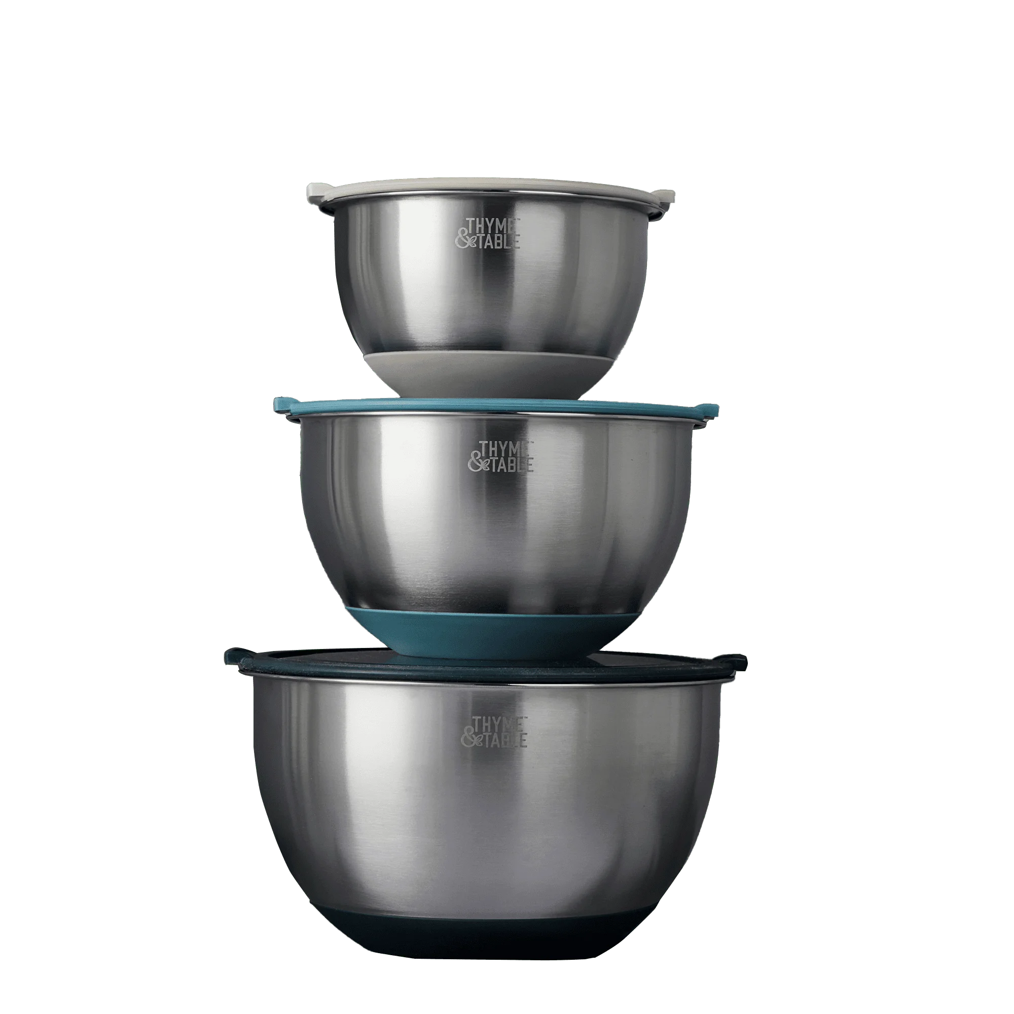6-Piece Nesting Mixing Bowl Set with Transparent Lids and Easy-Grip Design in Blue
6-Piece Nesting Mixing Bowl Set with Transparent Lids and Easy-Grip Design in Blue