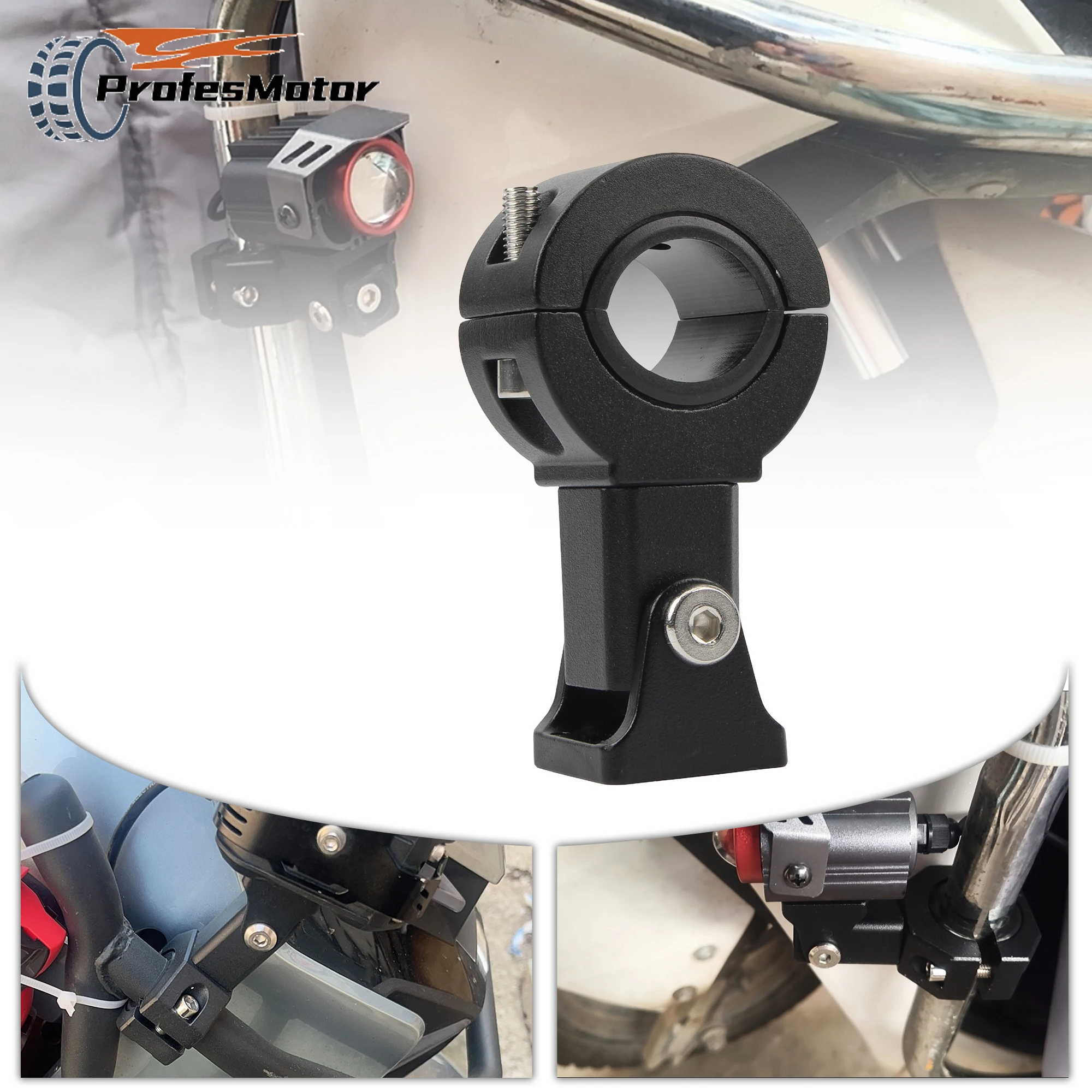 Universal Motorcycle Fog Lamp Bracket Headlamp Holder for Dirt Bike Cafe Racer Scooter Auxiliary Light Bumper Clip Accessories 
Universal Motorcycle Fog Lamp Bracket Headlamp Holder for Dirt Bike Cafe Racer Scooter Auxiliary Light Bumper Clip Accessories