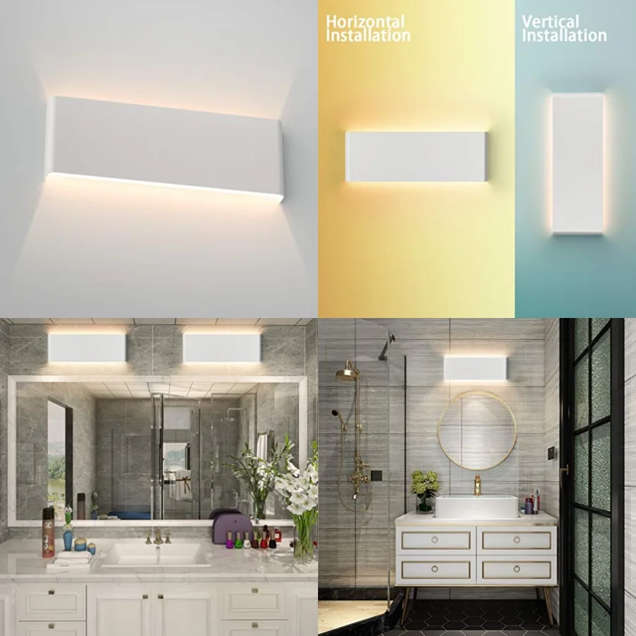 15.75in Matte Modern Vanity Up and Down LED Vanity for Bathroom Wall ing Fixtures 3000K
15.75in Matte Modern Vanity Up and Down LED Vanity for Bathroom Wall ing Fixtures 3000K