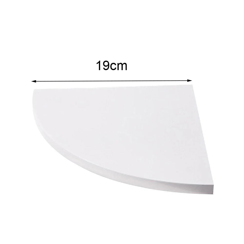 Wall Mounted Rounded Hanging Corner Shelves Shelf Composite Board 3 Tiers Home Office Floating Shelves Storage Solution
Wall Mounted Rounded Hanging Corner Shelves Shelf Composite Board 3 Tiers Home Office Floating Shelves Storage Solution