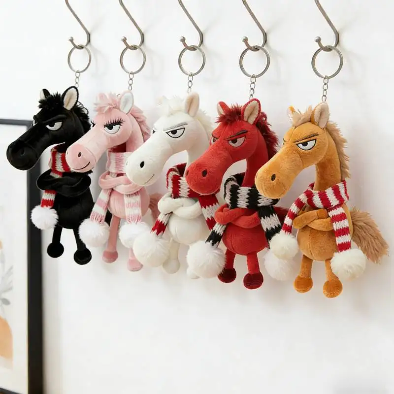 Soft Horse Plush Pendant 2026 New Year Good Luck Gift Small Lucky Pony Toy Guardians Backpack Cute Horse Decoration Keychain
Soft Horse Plush Pendant 2026 New Year Good Luck Gift Small Lucky Pony Toy Guardians Backpack Cute Horse Decoration Keychain