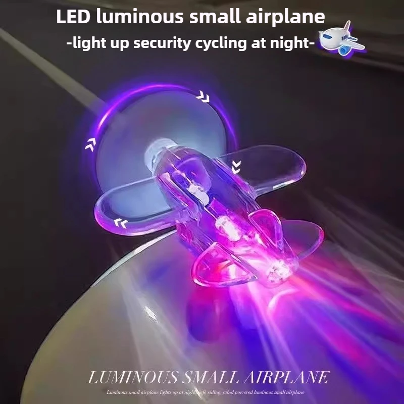 Rotatable Car Motorcycle Mini Airplane Decor Wind-powered LED Light Propeller Small Aircraft Car Motorcycle Decoration Airplane
Rotatable Car Motorcycle Mini Airplane Decor Wind-powered LED Light Propeller Small Aircraft Car Motorcycle Decoration Airplane