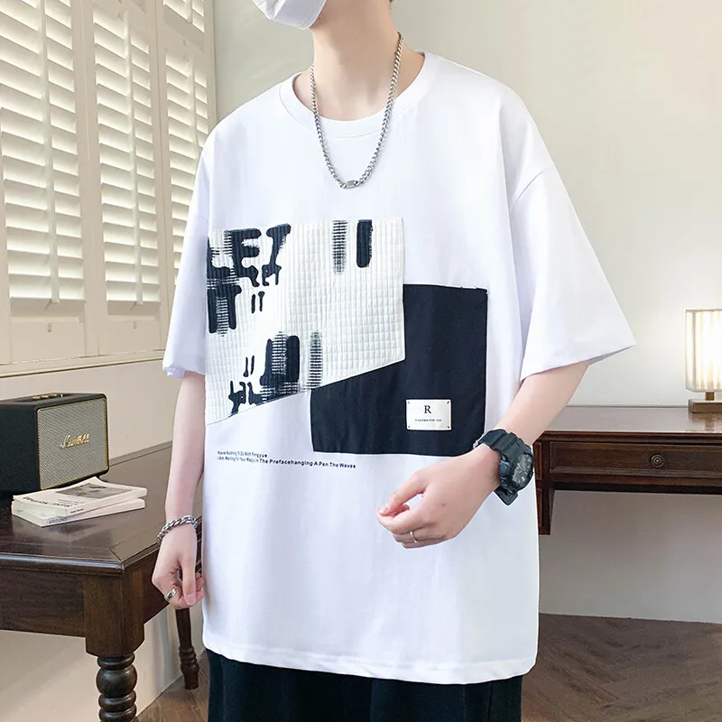High Quality Short Sleeved Cotton T-Shirts Men's 2025 Summer Fashion Pull On Tees Shirt Youth Streetwear Loose Tops Clothing
High Quality Short Sleeved Cotton T-Shirts Men's 2025 Summer Fashion Pull On Tees Shirt Youth Streetwear Loose Tops Clothing