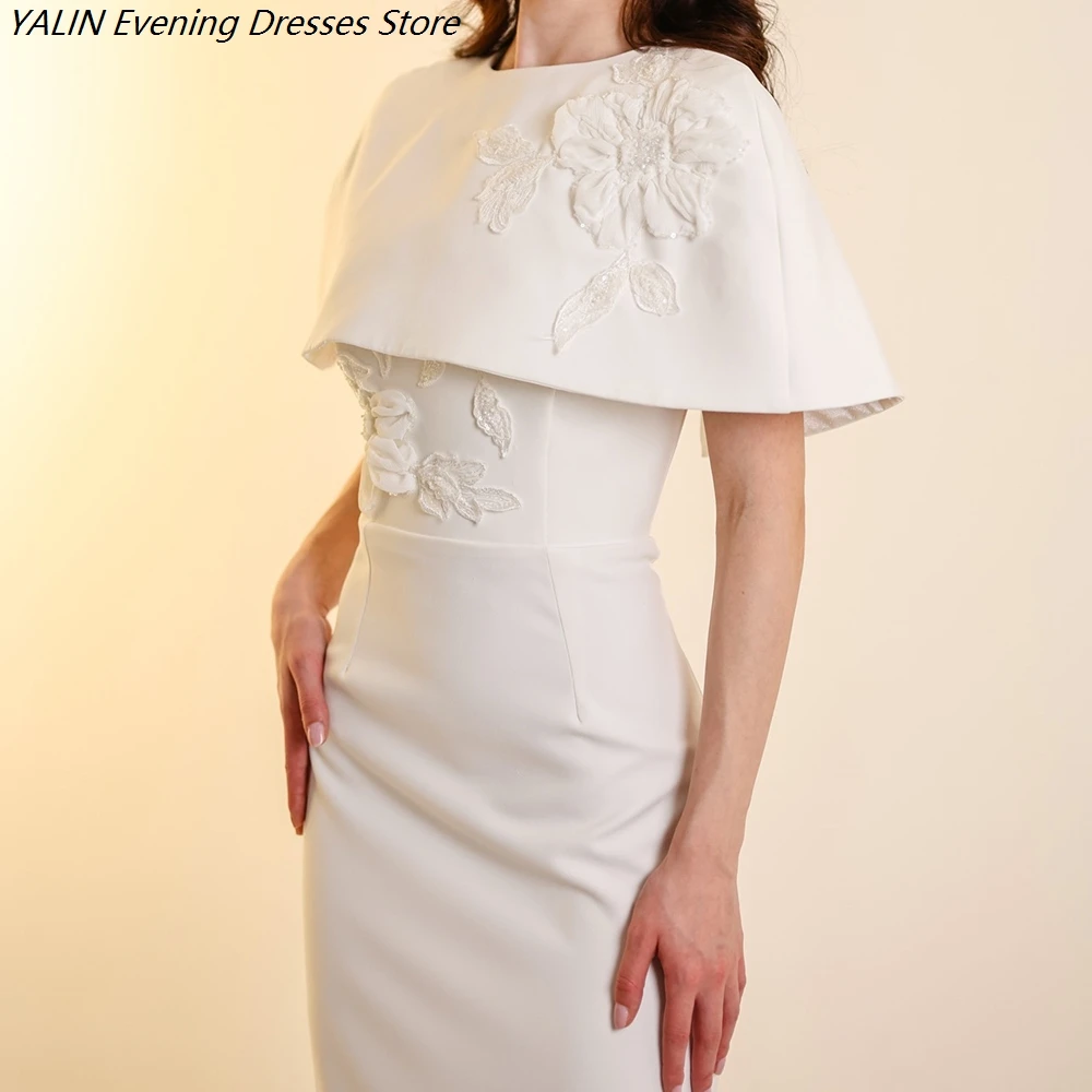 Women's A-line Evening Dresses Ankle-length O-neck Sleeveless Prom Dresses Simple Fashion Flowers Stole Customized Gowns
Women's A-line Evening Dresses Ankle-length O-neck Sleeveless Prom Dresses Simple Fashion Flowers Stole Customized Gowns